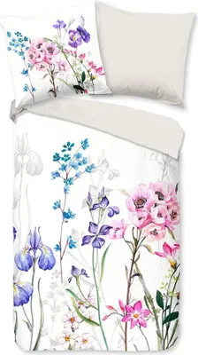Produktbild von Good Morning Bettwäsche Blumen - 200x200 cm - 100% Baumwolle