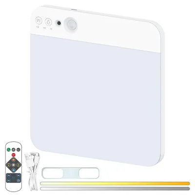 Image de INF Plafonnier LED rechargeable mince avec détecteur de mouvement