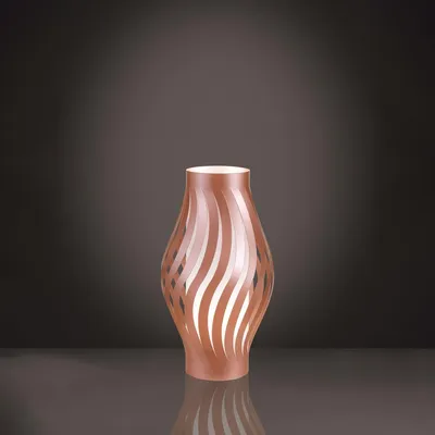 Image de Lampe de table moderne 1 lumière Helios en cuivre Polilux H32  Italy