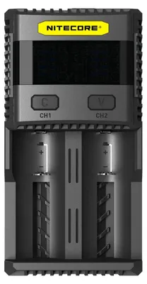 Produktbild von Nitecore D4, Lithium-Ion (Li-Ion), Nickel-Cadmium (NiCd), Nickel-Metallhydrid (NiMH), AA, AAA, AAAA, C