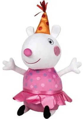 Produktbild von Schmidt Spiele Plüsch Stofftier Peppa Pig Luzy Locke Party 38 cm 42832