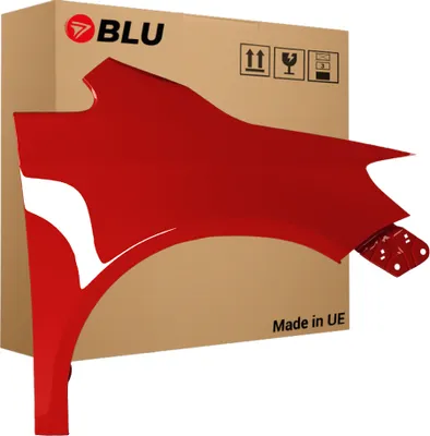 Image de BLU Aile Compatible avec VW Volkswagen Golf V+ / Golf 5 PLUS LY3D Droite Rot TornadoRot | 2005-2009 | Avant | Peint| Prêt à Monter | Acier