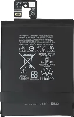 Produktbild von Clappio, 5100mAh Akku Ersatz für G526Q Google Pixel 9a, Schwarz