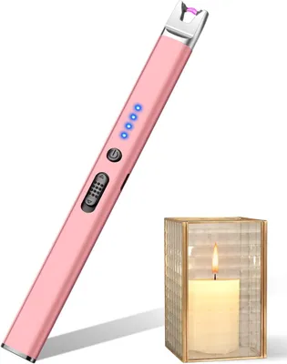 Immagine prodotto di Accendino ad arco elettrico - Modello C - Ricaricabile - Accendino a stelo - Lungo