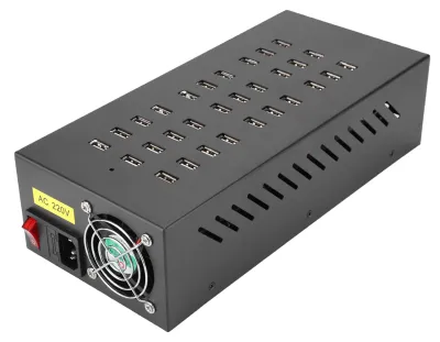 Image de Station de recharge rapide haute puissance avec concentrateur USB à 30 ports pour téléphone portable/tablette