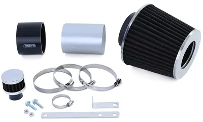 Für VW Golf 4 Bora 1.8 1.9 2.0 2.8 Air Intake Kit mit Sport Luftfilter Schwarz in der Farbe Schwarz von Carparts-Online GmbH