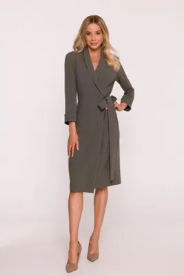 Immagine prodotto di Stylove Abito midi da donna Aishik S415 kaki M