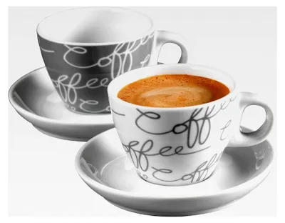 Produktbild von Espresso-Set Cornello, 4-teilig, Grau, 80 ml