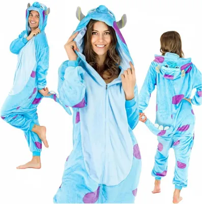 Zdjęcie produktu dla ZOLTA Kostium kigurumi onesie sulley potwory i spółka piżama damska męska dres XL