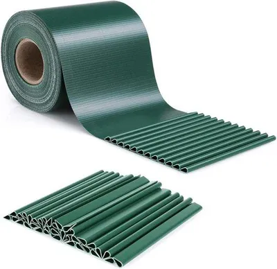 Image de Bandes brise-vue Happyment – Clôture en filet – Filet brise-vue Deluxe – Brise-vue – Filet brise-vent – 35 m × 19 cm – Vert