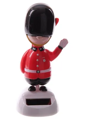Produktbild von Solar Wackelfigur Englischer Wachmann Guardsmen