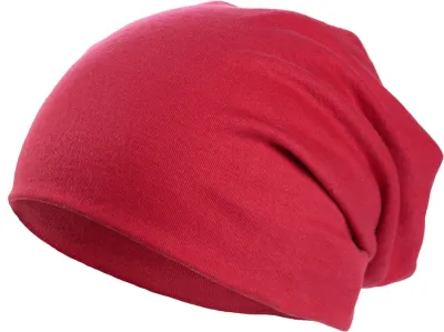 Produktbild von Leichte Beanie Mütze in 15 Farben, Einheitsgröße (56-61 cm), Länge 30 cm, 2-lagig, dehnbar
