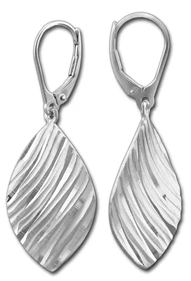 Imagen del producto de Aretes colgantes para mujer, diseño de triángulos, en plata de ley 925, modelo D3SDO4320J