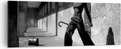 Produktbild von Bild auf Leinwand - Leinwandbild - Einteilig - Fotografie Mode Frau - 140x50cm - Wand Bild - Wanddeko - Wandbilder - Leinwanddruck - Bilder - Wanddekoration - Leinwand bilder - AB140x50-4360