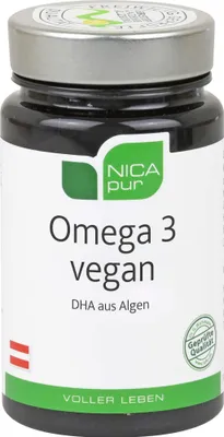 Produktbild von NICApur Omega 3 vegan, 30 St KAP
