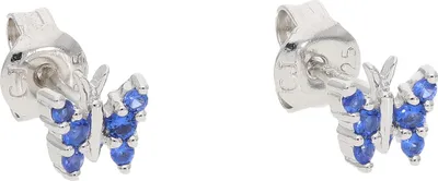 Produktbild von Ohrstecker Schmetterling Zirkonia blau JL10-06-3681