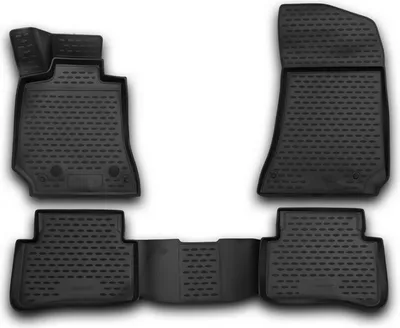 Produktbild von AD Tuning Gummi Fußmatten Set für Mercedes E-Klasse W212 S212, Bj. 7/2015-3/2016