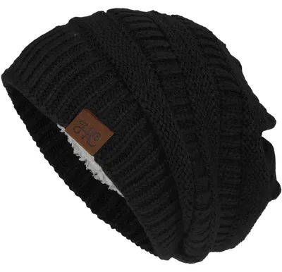Produktbild von Harrys-Collection Damen Beanie gefüttert Wintermütze Strstr, schwarz