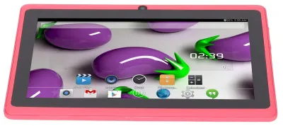 Zdjęcie produktu dla 7-calowy tablet z czterordzeniowym procesorem, funkcją ochrony wzroku, przeznaczony dla dzieci, z pamięcią ROM 8 GB, obsługą Wi-Fi i Bluetooth oraz podwójnym aparatem, z systemem Android, w kolorze różowym