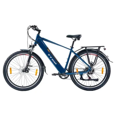 Zdjęcie produktu dla 27.5'' 20Ah rower elektryczny E-Moutainbike E-Bike Pedelec Unisex 7Gang E-MTB E-Citybike, rower elektryczny 25KM/H dla kobiet i mężczyzn od 170 cm Niebieski