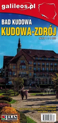Zdjęcie produktu dla Kudowa-Zdrój. Mapa turystyczna / plan miasta. Wydanie 2025. Galileos