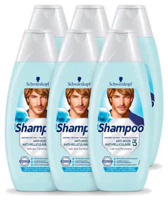 Produktbild von 6 x Schwarzkopf Anti-Schuppen Shampoo mit Aloe Vera - 400 ml - Vorteilspackung - 6 Stücke