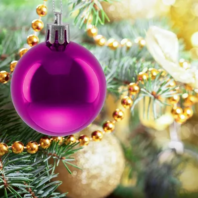 Immagine prodotto di 50 palline lucide per l'albero di Natale, finitura lucida