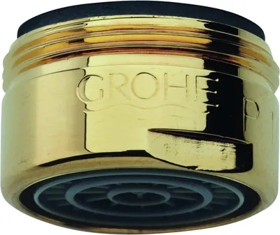 Produktbild von Grohe Mousseur Durchflussklasse A 15l/min bei 3 bar M24x1 für Einhandmischer gold - 13929G00