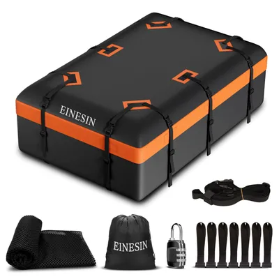 Image de Coffre de toit pour voiture, sac de rangement pour le coffre de toit, coffre de toit pliable