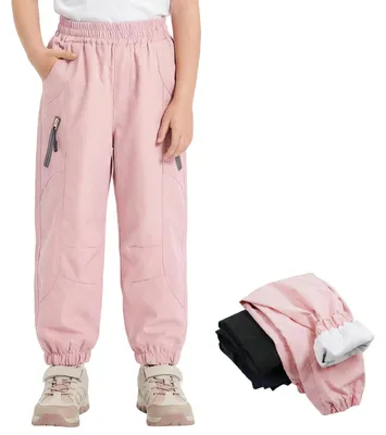 Produktbild von Softshell-Hose, wasserdicht – Kinderwanderhose – Atmungsaktiv – Elastischer Bund – Trekkinghose – Bequeme Regenhose – Größe 158-164