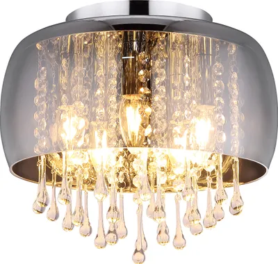 Produktbild von Globo Lighting Deckenleuchte Metall verchromt, 5x E14