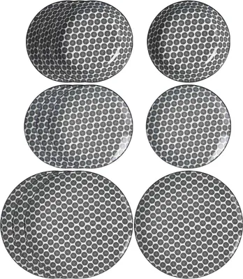 Produktbild von Ritzenhoff & Breker Takeo Circles Teller-Set 12-teilig
