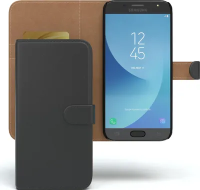 Produktbild von EAZY CASE Business Hülle für Samsung Galaxy J5 (2017) klappbar, Premium Kunstleder Handyhülle mit Kartenfach