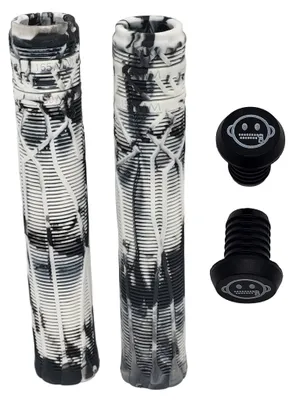 Produktbild von Zipit Almighty Grips 180mm Flangeless Stunt Scooter & BMX Griffe – Zweifarbig – Inklusive Lenkerenden