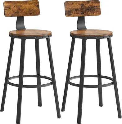 Produktbild von Barhocker im Industriedesign, 2er-Set