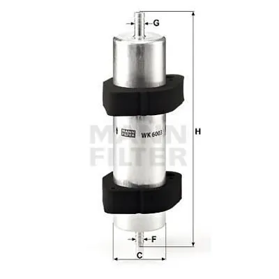 Produktbild von Kraftstofffilter WK6003