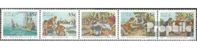 Produktbild von Briefmarken Südafrika 1992 Mi 834-838 Fünferstreifen (kompl.Ausg.) gestempelt Poststeine