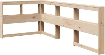 Immagine prodotto di Testiera Libreria a L 80 cm in Legno Massello di Pino