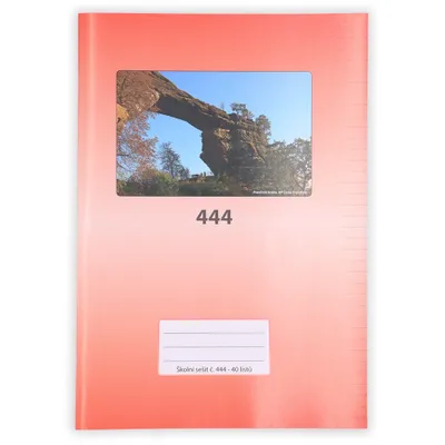Obrázek produktu pro 444 - Sešit A4 linka 40l.