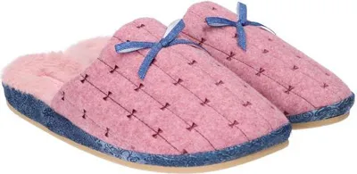 Produktbild von AMERICAN CLUB, SL17, Niedliche Hausschuhe, Warme Damen Hausschuhe, Elegant Slipper, Perfekt für sich selbst oder als Geschenk, Farbe: Pink, Größe: 41