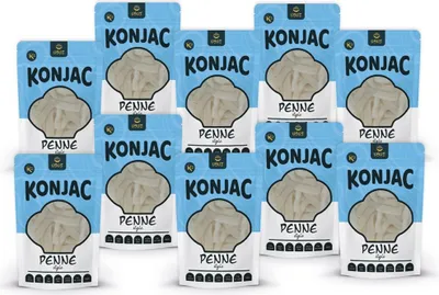 Obrázek produktu pro USUI konjakové penne v nálevu 8 + 2 | nízkokalorické těstoviny | 10 x 270 g