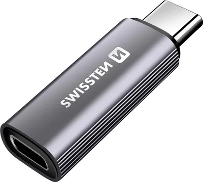 Immagine prodotto di Swissten, adattatore di ricarica USB-C Lightning 3A Swissten, grigio