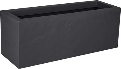 Produktbild von EDA Pflanzgefäß - Blumenkasten - 57L - 79,5 x 29,5 x 29,5 cm - Anthrazit