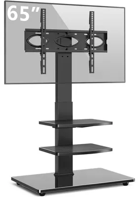 Produktbild von TV Ständer Schwarz Schwenk- & Höhenverstellbar 32-75 Zoll bis 50 kg