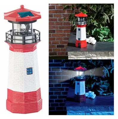 Image de Phare décoratif solaire avec led 27 cm