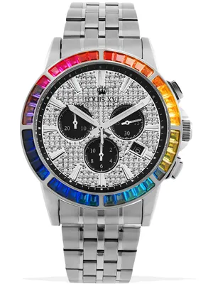 Produktbild von Louis XVI LXVI1121 Majeste Iced Out Chronograph Herrenuhr 43mm 5ATM