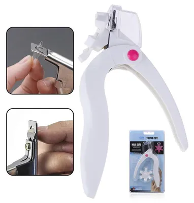 Image de Coupe-ongles en acier inoxydable, de forme en U, pour les pointes d'ongles et les ongles en French manucure