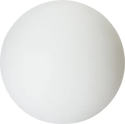 Image de Verre Abat-jour de rechange Boule 9cm blanc Douille G9 Filetage Dimension du trou 24 mm