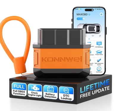 Image de Scanner OBD2 - Bluetooth 5.2 - Appareil de diagnostic automobile sans fil