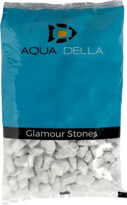 Immagine prodotto di EBI AQUA DELLA AQUARIUM GRAVEL bianco carrara 12-16 mm 2kg Ghiaia per acquari, 59447581